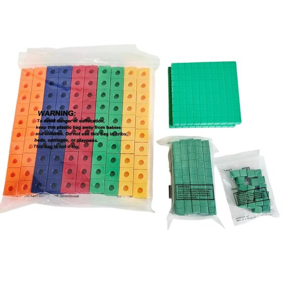 Hand 2 Mind Educational Tool Kits Pop Cubes Counting Blocks Math Manipulatives - Picture 5 of 5